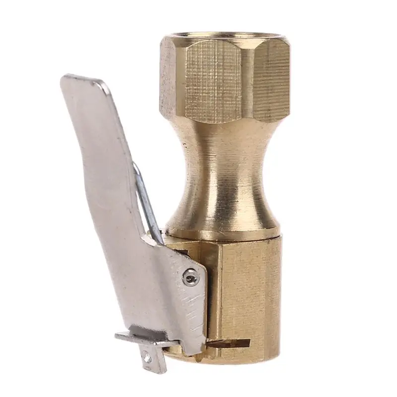 Патрон воздуха 1/4 дюймов Открытый поток прямо замок на шинный патрон с зажимом