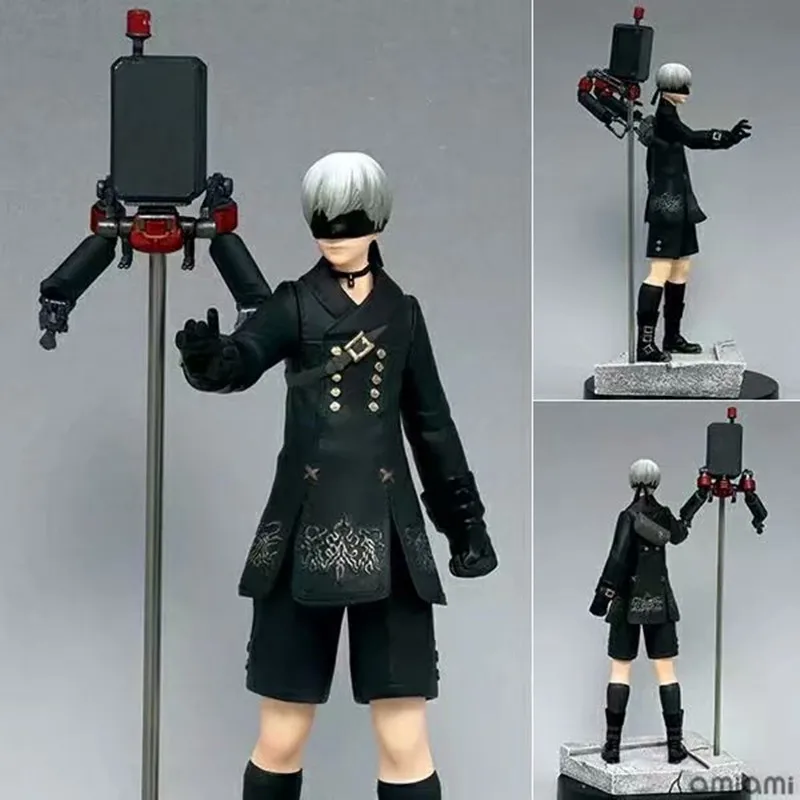 

NieR Automata 2B YoRHa No.2 Type B 2B No.9 Type S 9S Machine Lifeform Game Statue PVC Collectible Model Figure Toys Doll