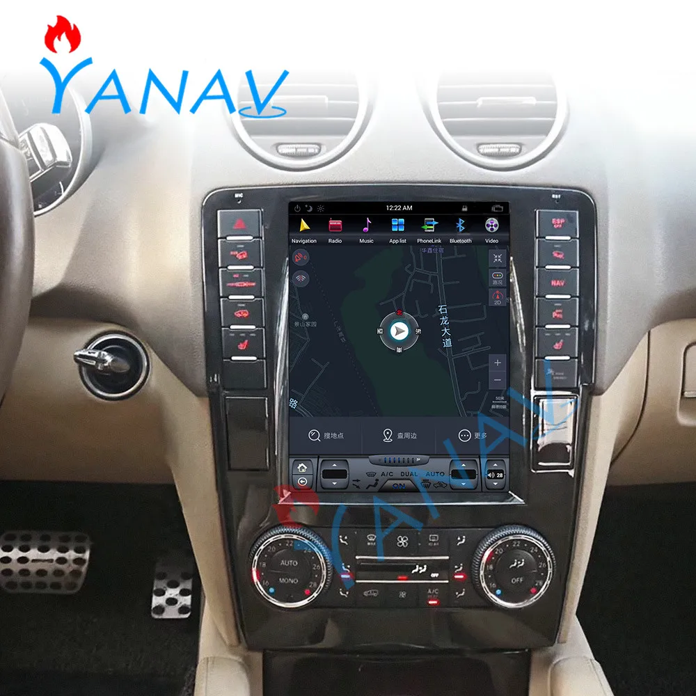 

Android system Car multimedia video player for-Mercedes-Benz W164 2008 auto car touch vertical screen GPS Navigation DVD player
