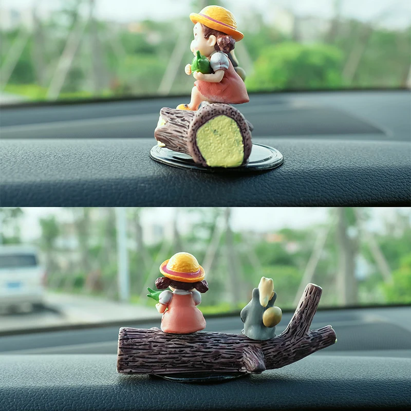Мультяшные милые украшения для интерьера автомобиля Tonari no Totoro Xiaomei украшение