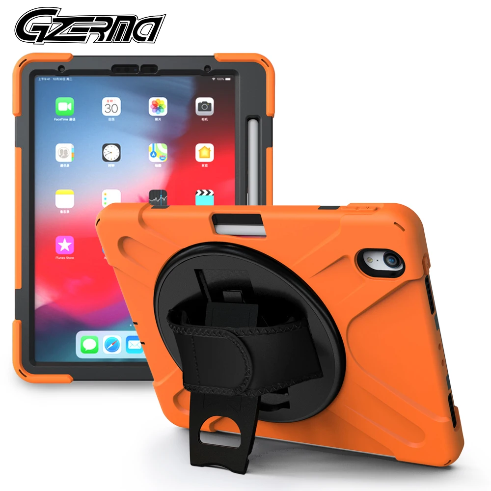 Противоударный чехол для iPad Pro 11 дюймов 2018 с держателем карандашей Поддержка Apple