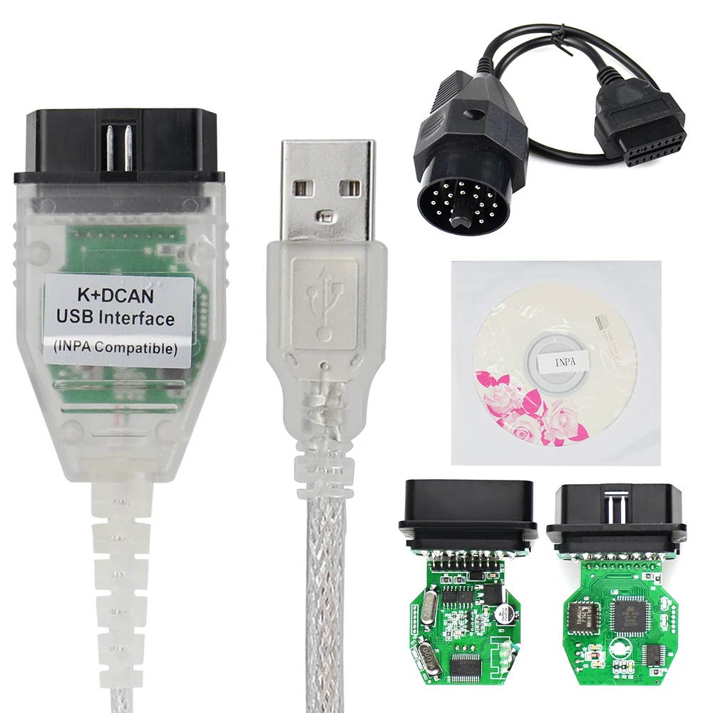2021 Новинка для BM * W INPA K + CAN с 20pin без переключателя DCAN USB интерфейсный кабель
