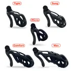 Мужской Пояс верности, с 4 кольцами на пенис, из смолы, Пояс верности, фиксатор пениса, секс-игрушки для мужчин