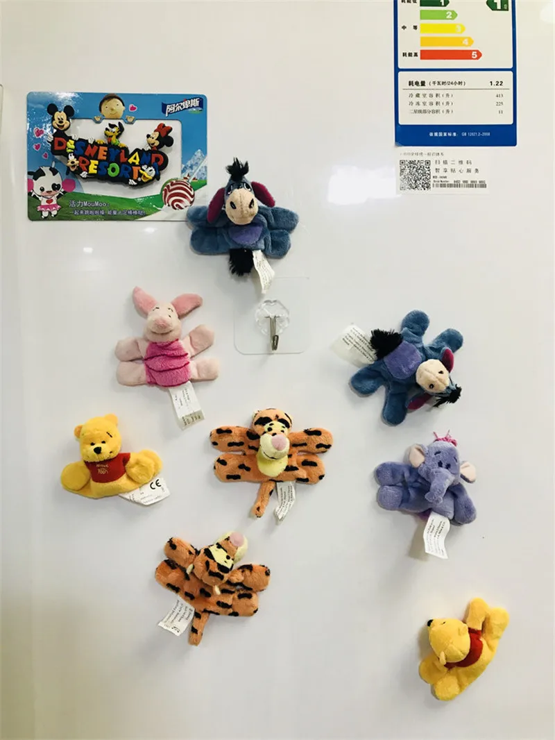 5 шт./лот Eeeyore магниты на холодильник плюшевые с изображениями осля тигра