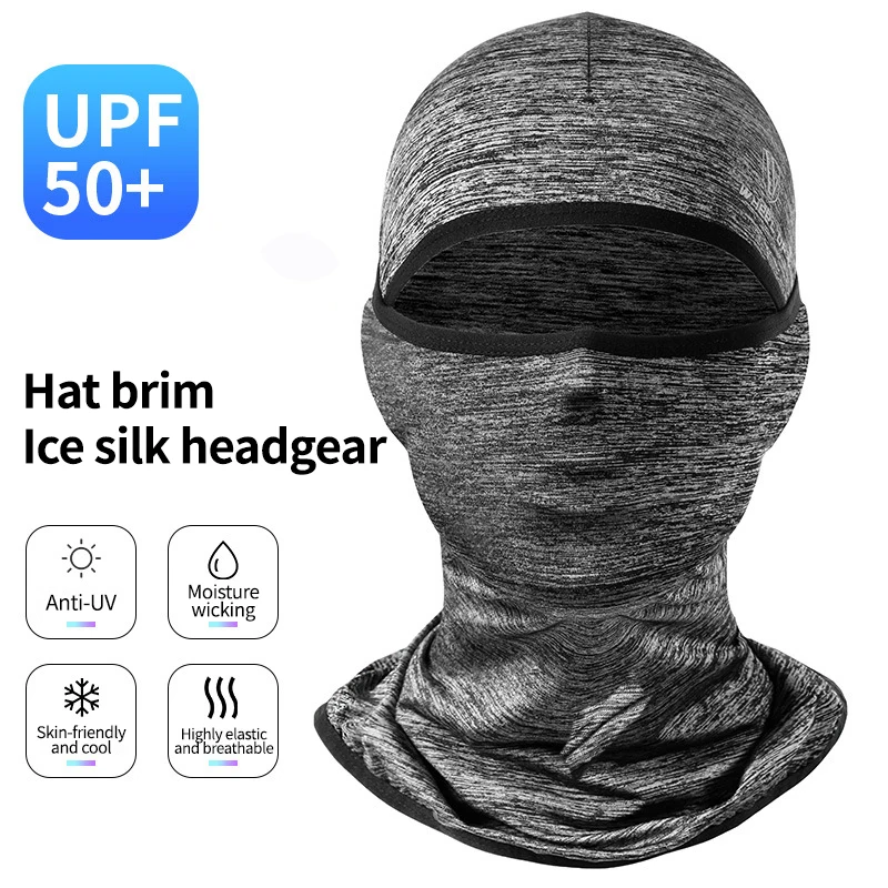 

2021 WHEEL UP Ice Silk Sunscreen Towel Seamless Scarf Riding Mask Bicycle Gear Ice Silk Headscarf Summer Windproof Towel