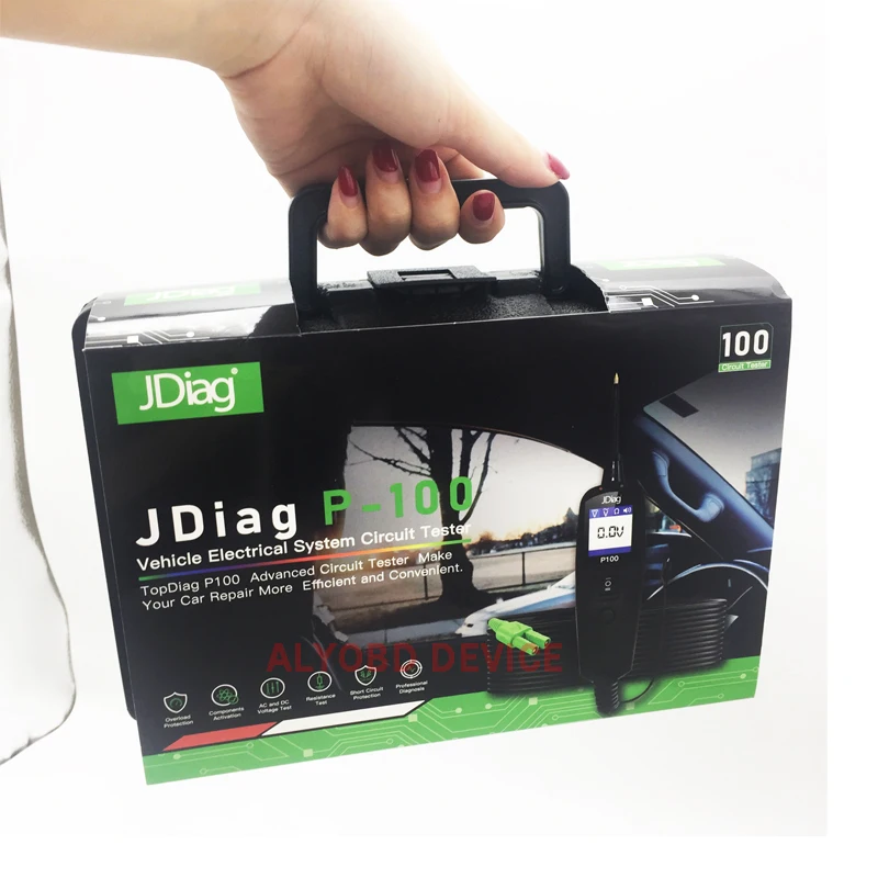 Мощность зонд Автомобильный Электрический тестер цепи P100 автомат защити PK AUTEK YD208