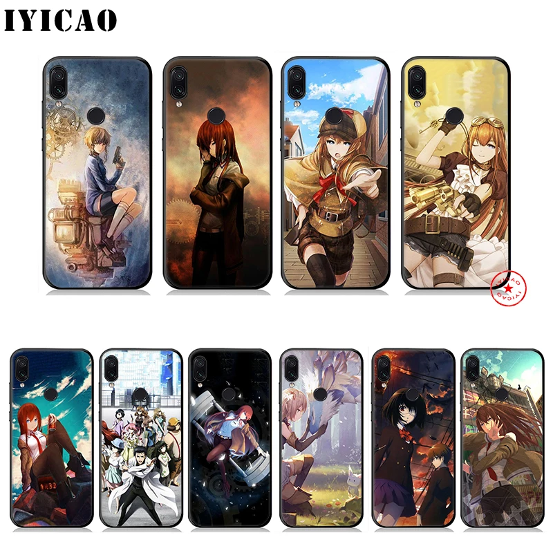 IYICAO steins Gate мягкий чехол для Xiaomi Redmi Note 8 7 6 5 Pro 5A 4X задняя силиконовая |