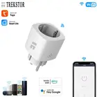 Tuya 10A ЕС Smart Plug Wi-Fi умная розетка приложение Smart Life Беспроводной дистанционного Управление голос Управление работать с Alexa и Google Assistant