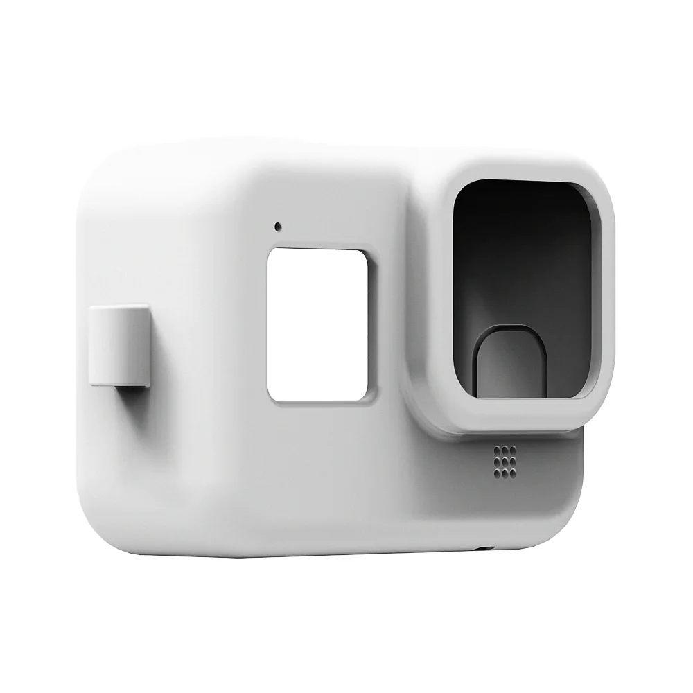 Мягкий силиконовый чехол hero 8 для Gopro черный противоударный защитный с полным