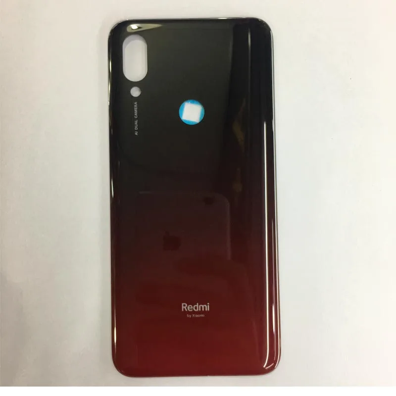 Для Xiaomi redmi 7 задняя крышка батареи Задняя Дверь Корпус чехол стеклянная панель redmi 7 Замена 6,2" redmi 7 крышка батареи