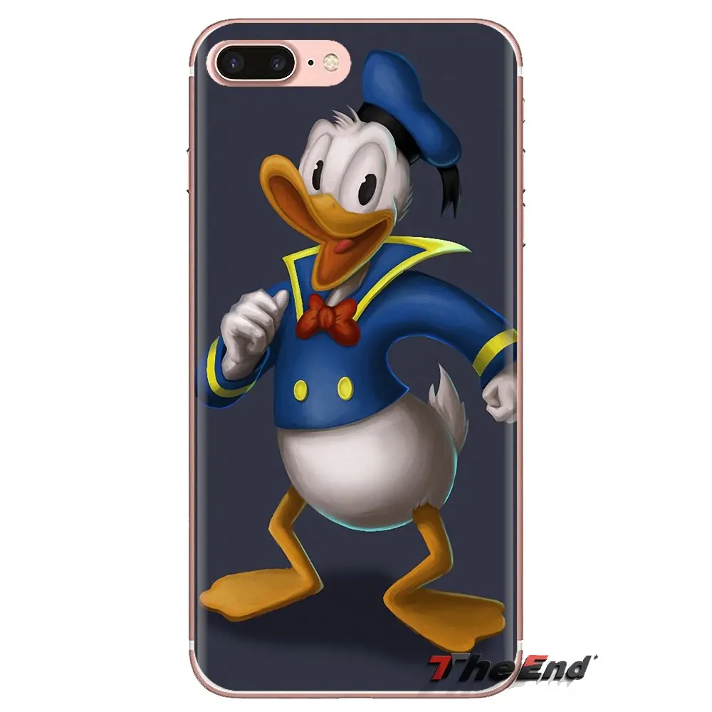 Cartoon Super Donald Duck Art Silicone Phone Skin Case For Samsung Galaxy S3 S4 S5 Mini S6 S7 Edge S8 S9 S10 Plus Note 3 4 5 8 9 |