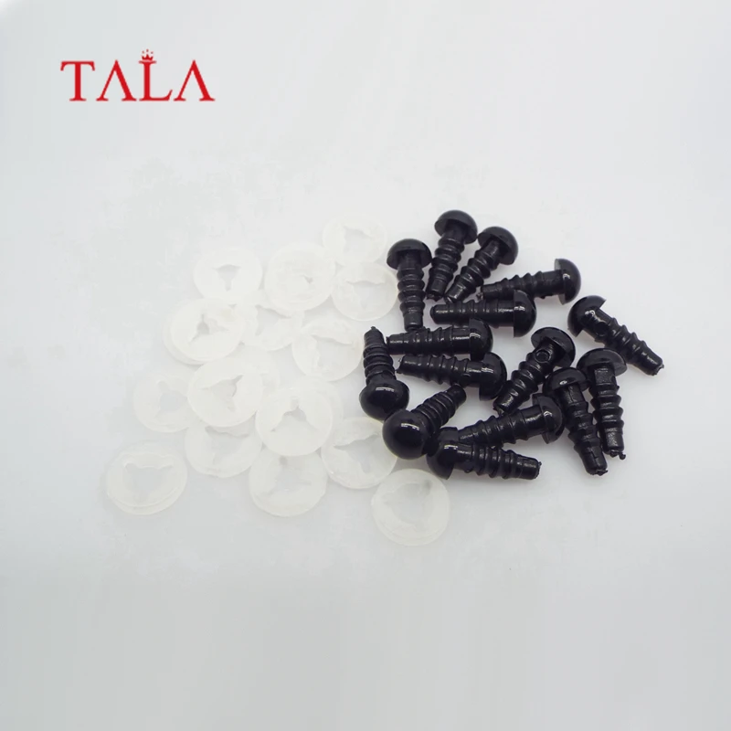 Аксессуары для кукол 7 мм пластиковое ремесло набивное животное черные глаза