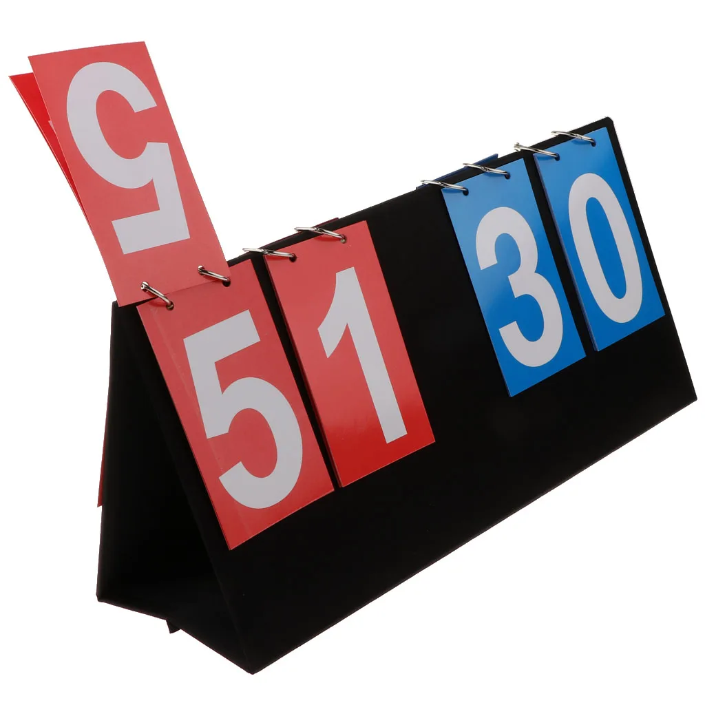 

4 Digit Scoreboard Score Flipper Volleyball Basketball Table Tennis