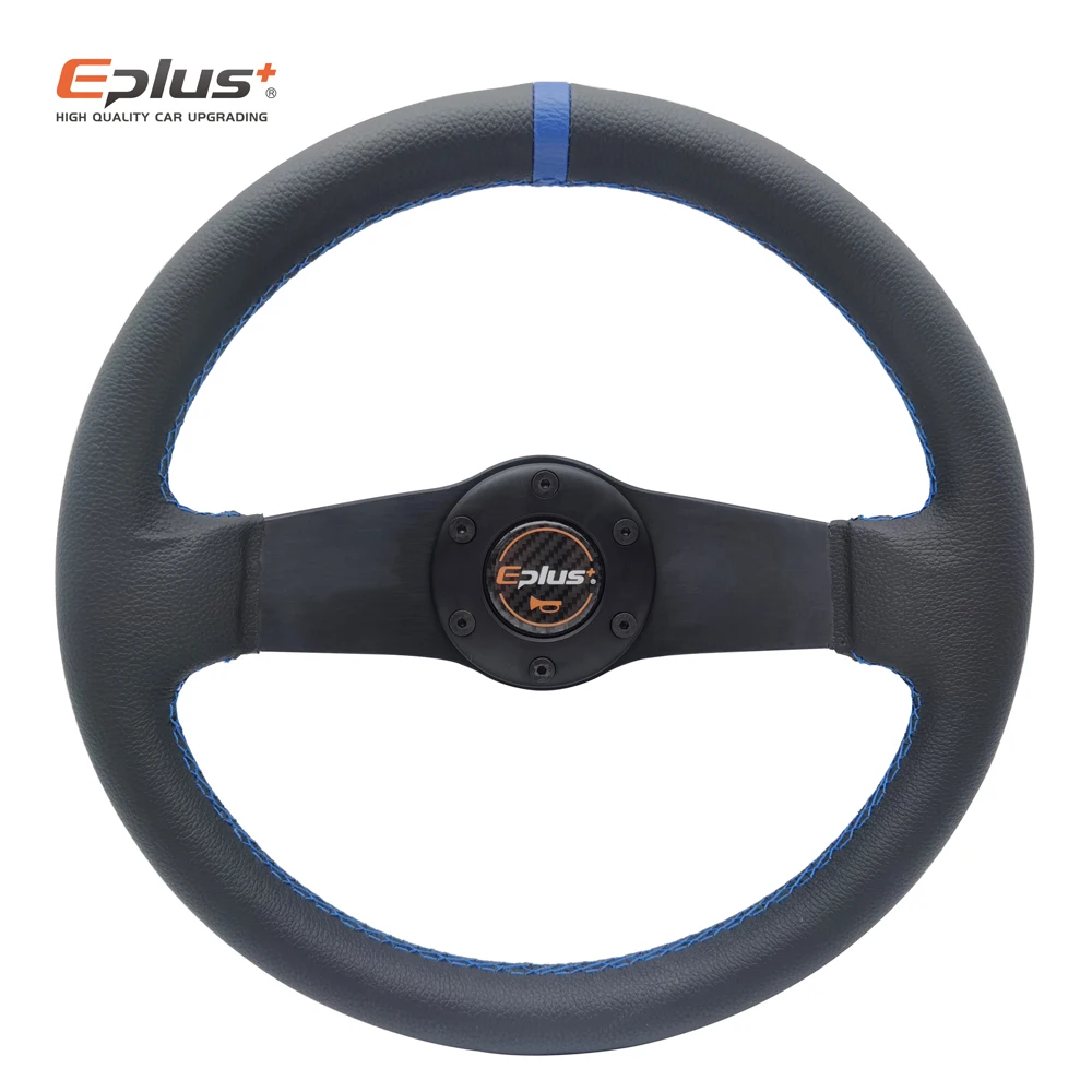 EPLUS Автомобильный руль Стайлинг спортивный гоночный тип ПВХ Универсальный 13