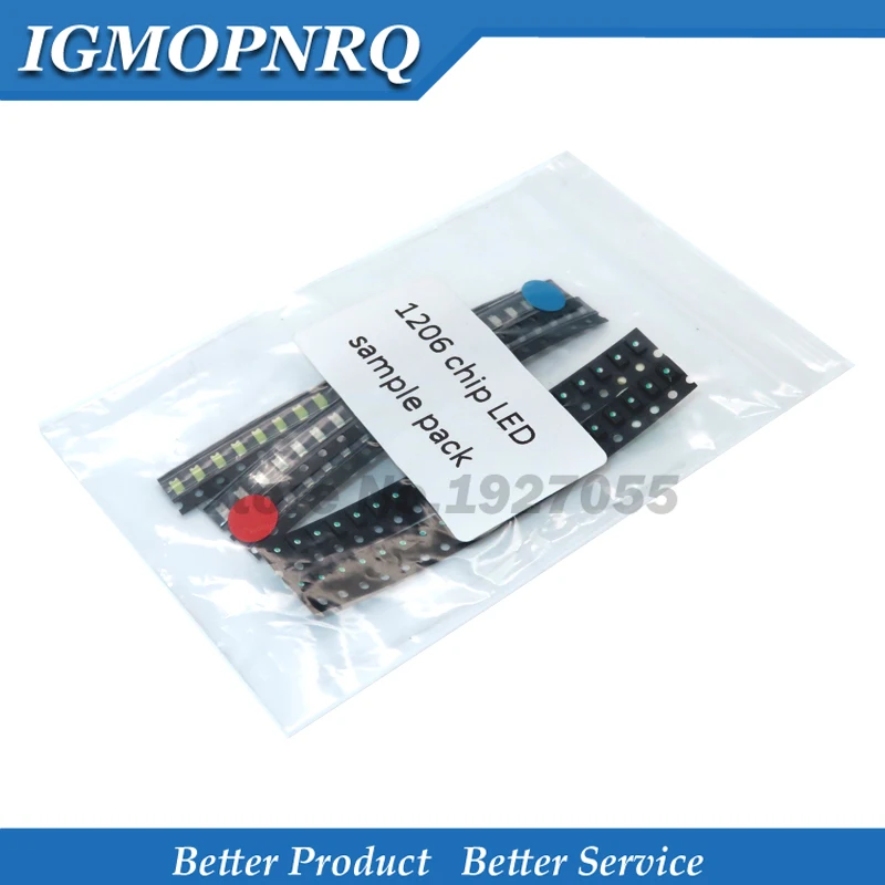 100 шт. = 5 цветов x 20 1210 1206 0805 0603 5050 светодиодный Диод в ассортименте SMD комплекте