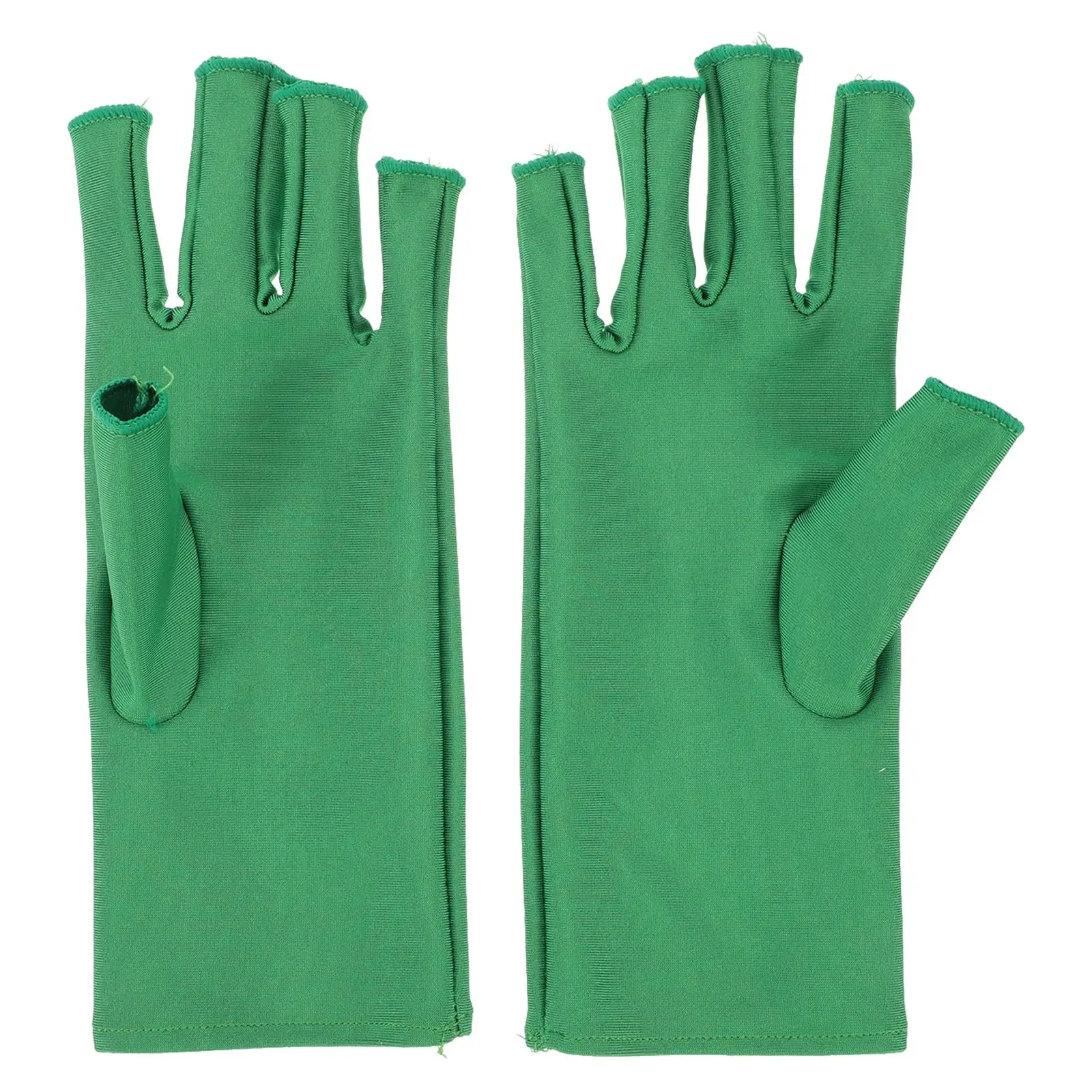 

1 Pair Nail Art UV-resistant Gloves Nail Shop Fingerless Phototherapy Gloves