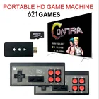 Игровая консоль Y2 Y2 P Ретро, 621 встроенных классических игр, мини-консоль, беспроводной контроллер, HDMI-выход, для двух игроков