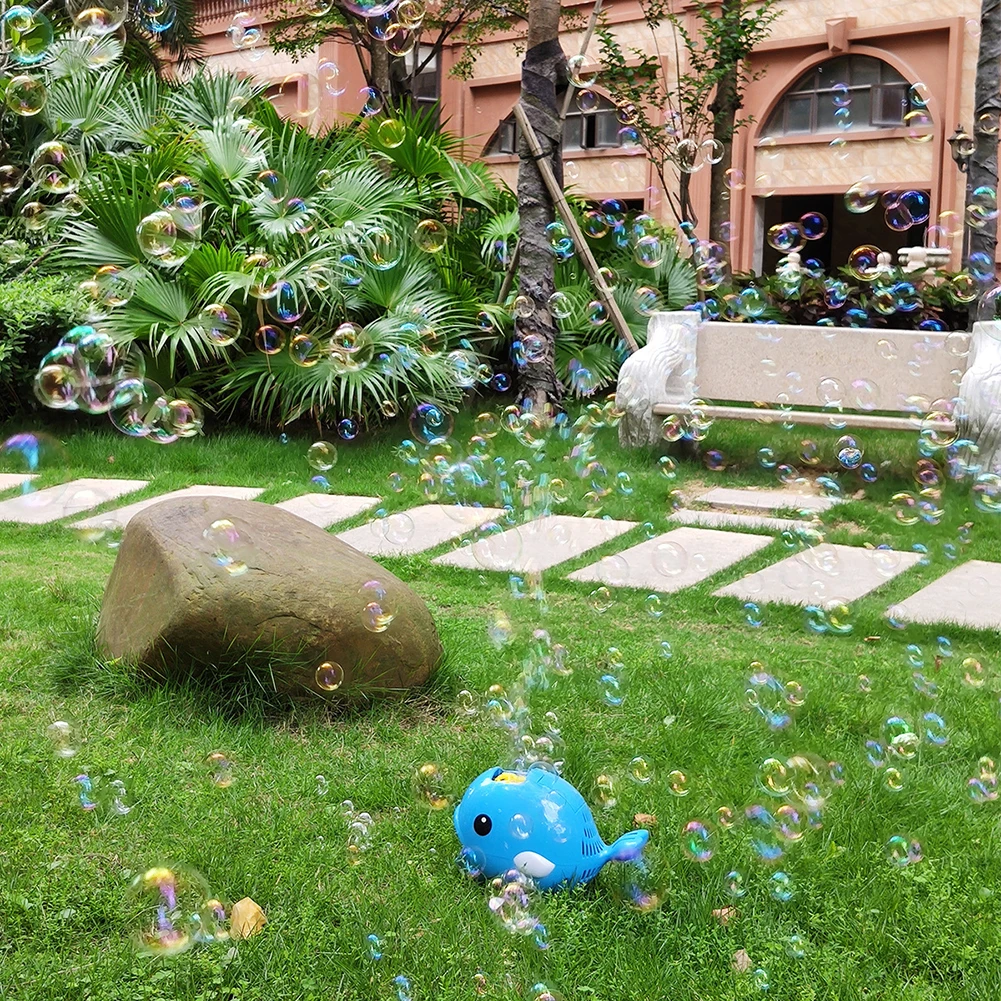 Автоматическая пузырчатая машина с мультяшным Китом воздуходувка создание Burbujas