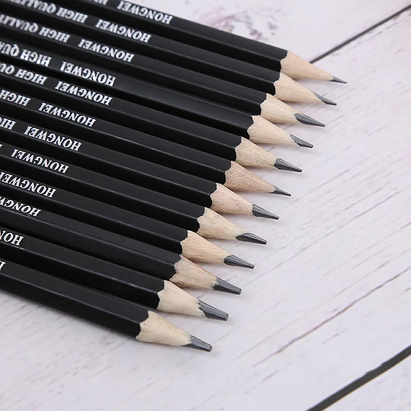 

12 шт./компл. профессиональные эскизные ручки для художников набор карандашей для рисования 2H F HB 2B 3B 4B 5B 6B 7B 8B художественные канцелярские при...