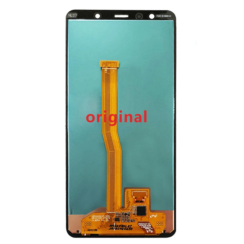 Для samsung Galaxy A7 SM-A750F A750F A750 ЖК-дисплей Дисплей кодирующий преобразователь сенсорного экрана в сборе для замены тестирование A750