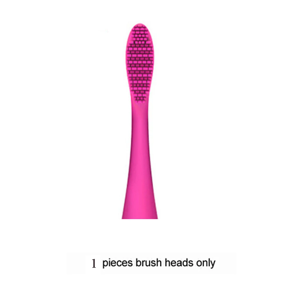 rr toothbrush head Силиконовая зубная щетка для взрослых, звуковая волна, уход за полостью рта, стоматологический инструмент, перезаряжаемая USB щетка для ленивых зубов, быстрая чистка зубов - Цвет: rr toothbrush head