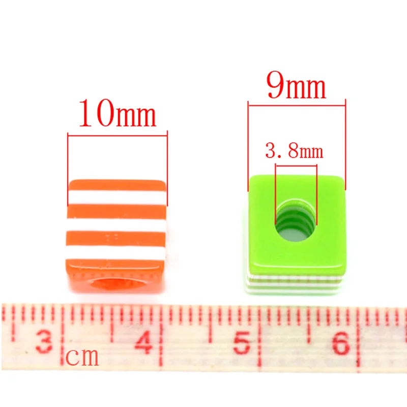 Бусины-подвески квадратные 10 мм 50 шт. | Украшения и аксессуары