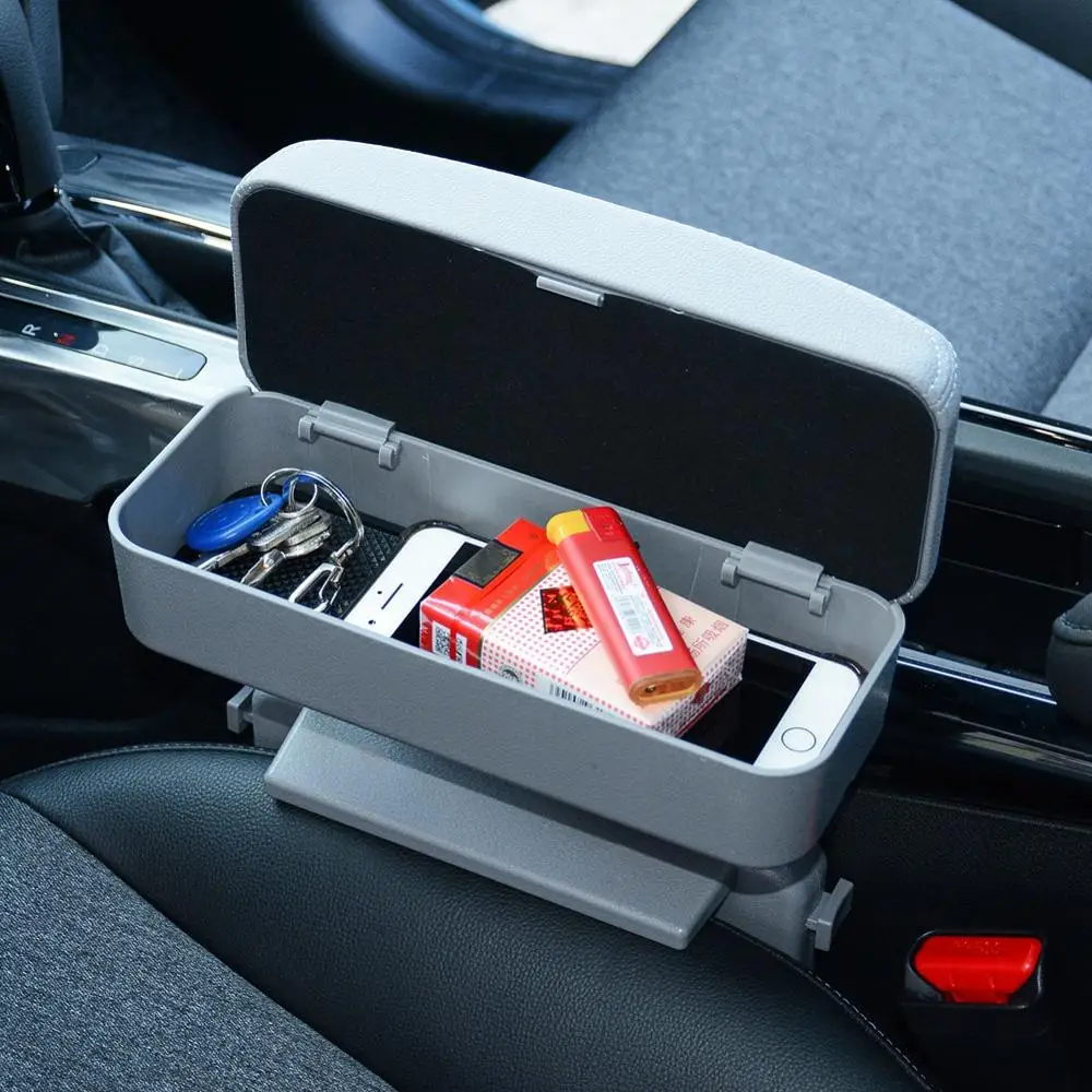 Купить Органайзер для зазора на автомобильное сиденье, автомобильный держатель для локтя, регулируемый функциональный аксессуар