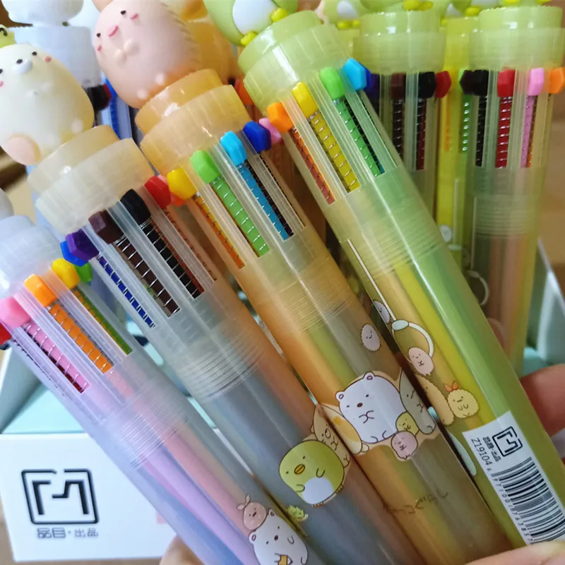 35 шт./лот кавайная шариковая ручка Sumikko Gurashi 10 цветов школьная и офисная