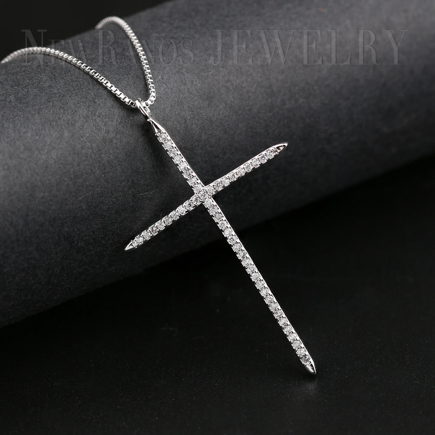 Ожерелье с кулоном NWX001562G в стиле хип-хоп из фианитов | Украшения и аксессуары