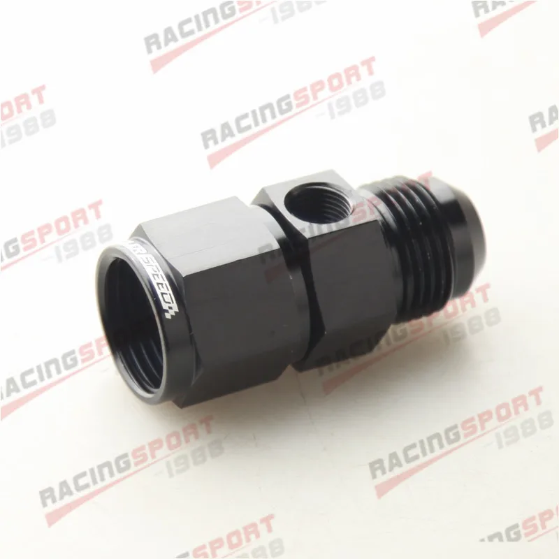  10AN Male To AN10 Female с 1/8 &quotNPT Gauge Port Adapter Black|Подача и обработка топлива| |
