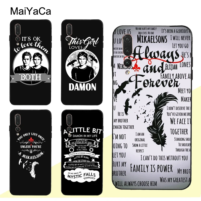 MaiYaCa Дневники вампира ВСЕГДА НАВСЕГДА чехол для Huawei P30 Pro P40 P10 P20 Lite Mate 20 30 10 P Smart 2019