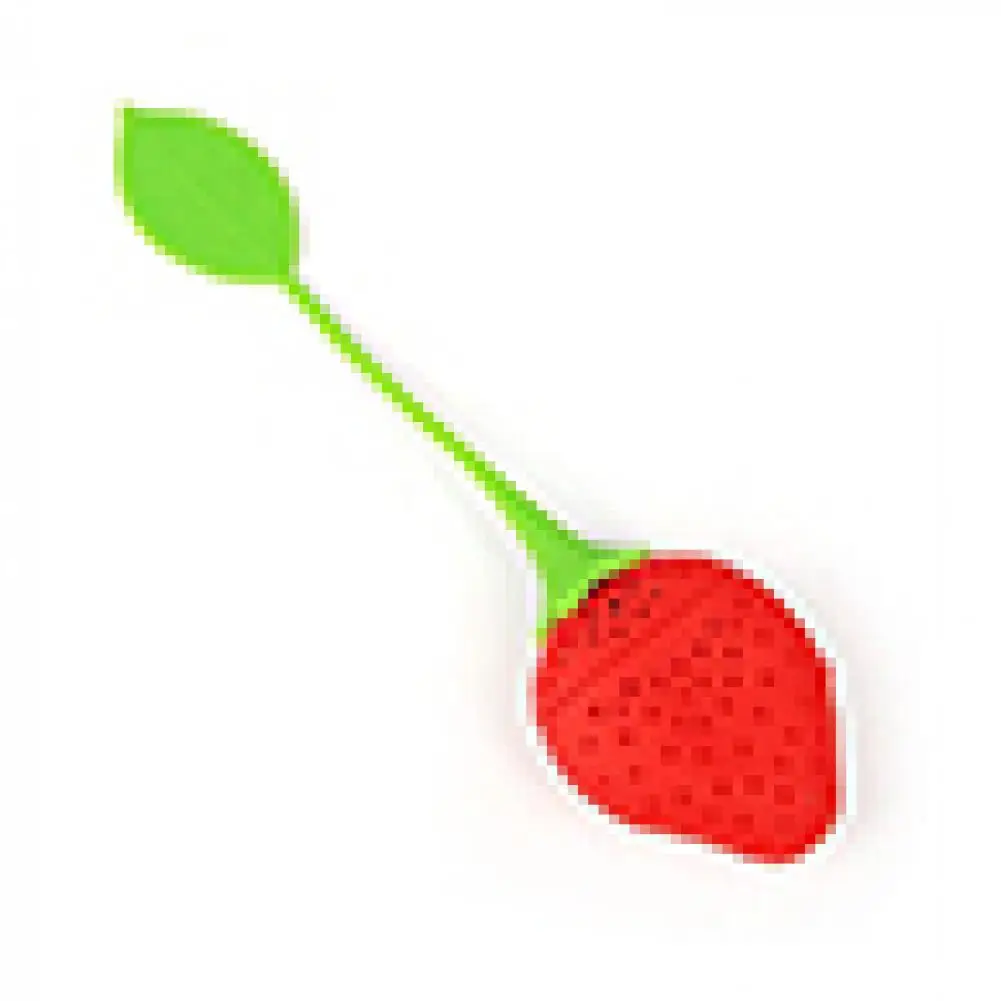 

Silicone Strawberry Design Loose Tea Leaf Strainer Herbal Spice Infuser Filter