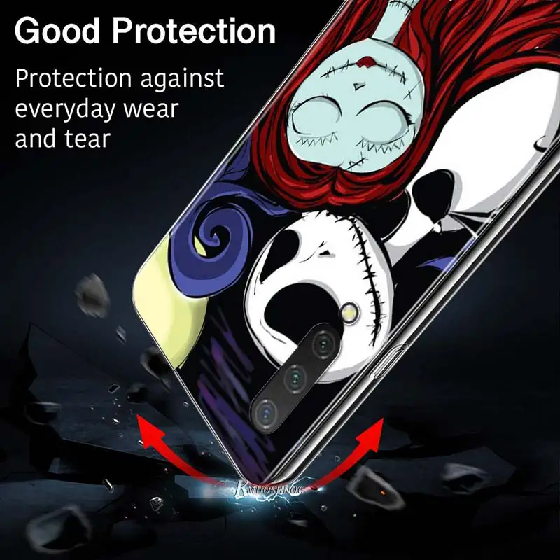 

Jack Sally Night Christmas Style for Xiaomi Poco M2 Pro Mi 9 9T CC9 10 Lite 5G Pro Note 10 9 SE 8 A3 F1 Lite Phone Case