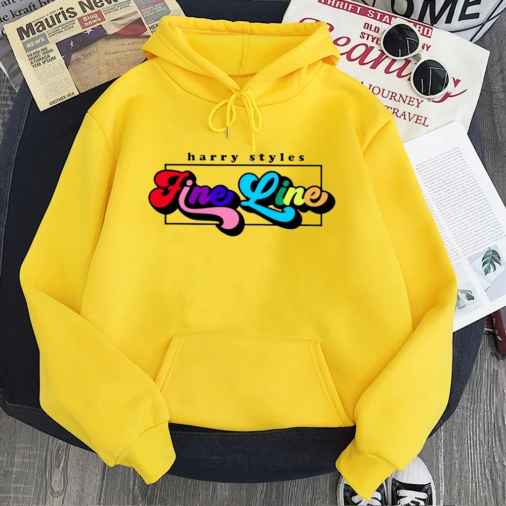 

Fine Line Sweatshirt Women Pink 2021 Vintage Styles Hoodies Korean Plus Size Women Letter Pullovers Casual Sweatshirts