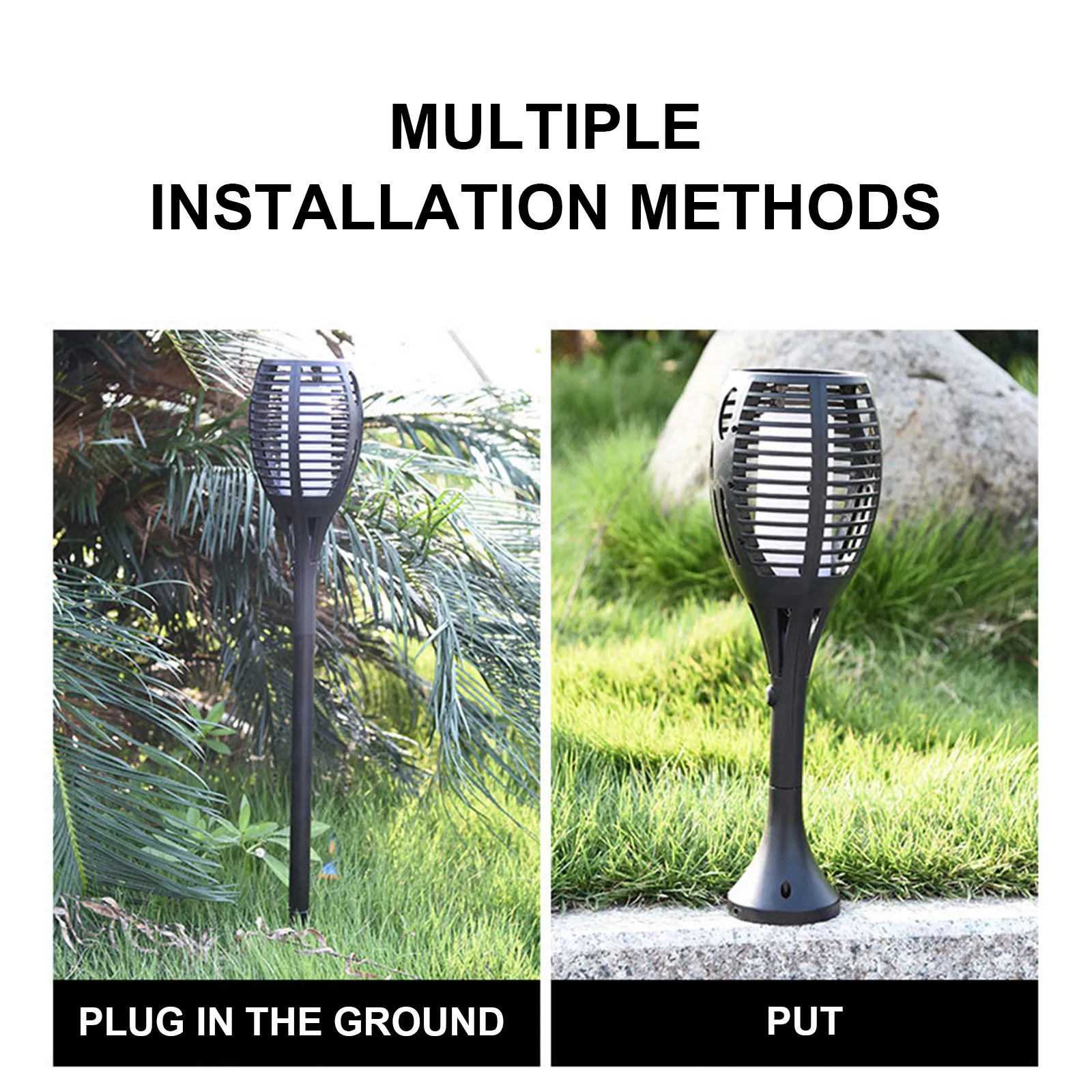 Фонарик на солнечной батарее водонепроницаемый мерцающий Забавный светильник