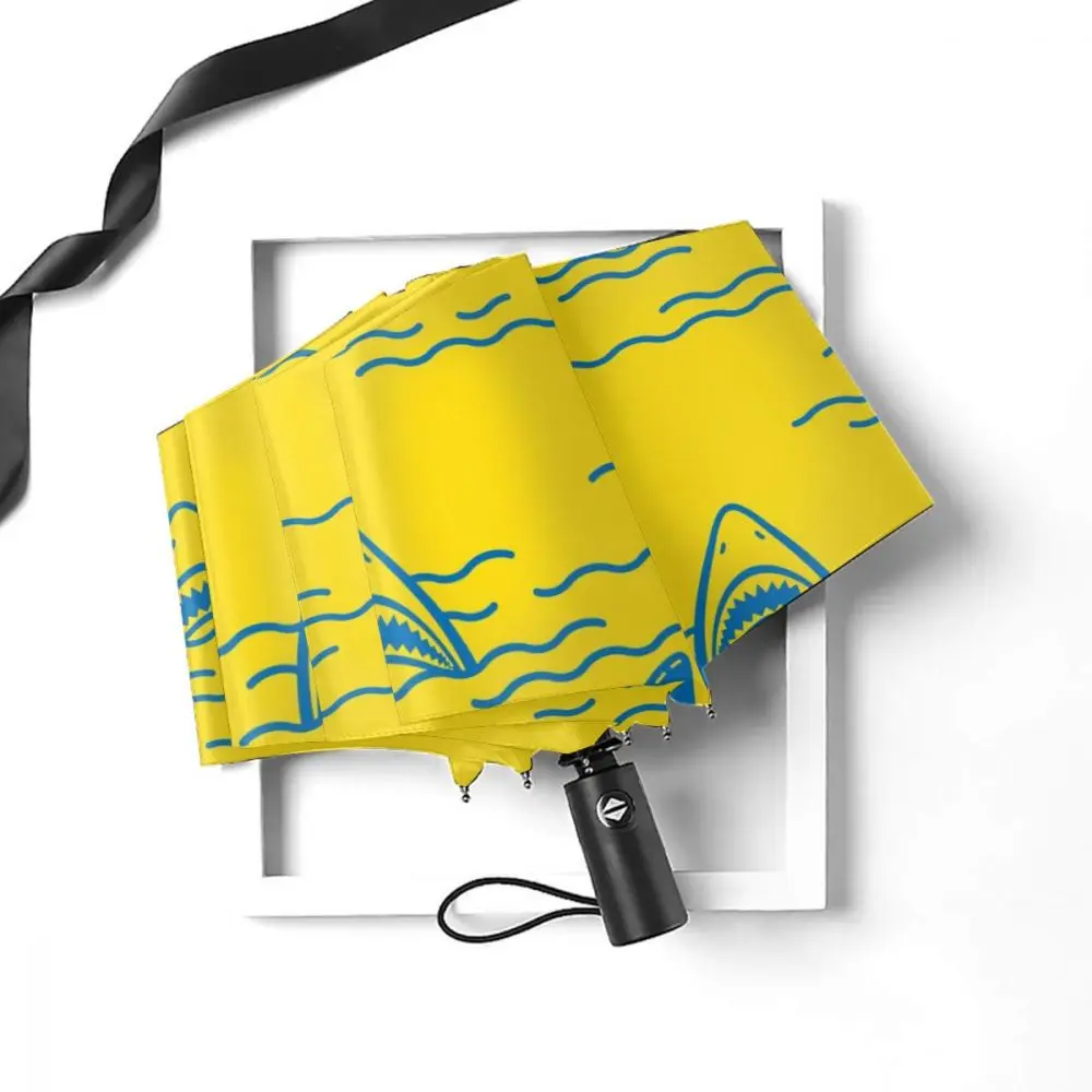 Online Ombrello Automatico Pieghevole Resistente Al Vento Donna Auto Squalo E Delfino Oceano Mare Ombrelli Antivento Pioggia Per Uomo Ombrellone
