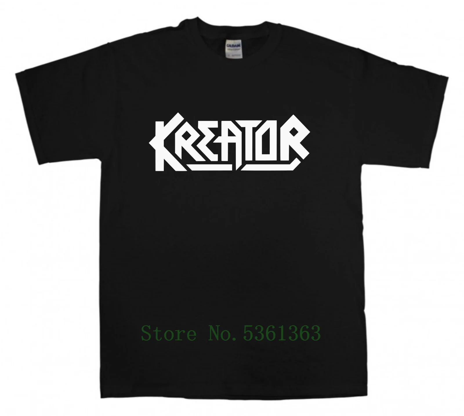 Kreator новинка черная футболка белый логотип S 5xl трэш металл Sodom для мужчин высокое