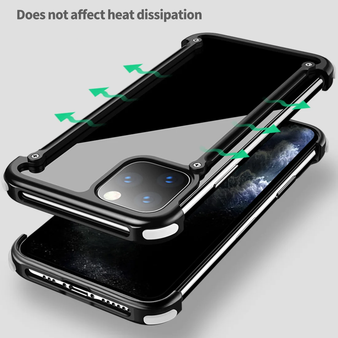 Чехол-бампер для Iphone 11 11Pro Max металлический | Мобильные телефоны и аксессуары