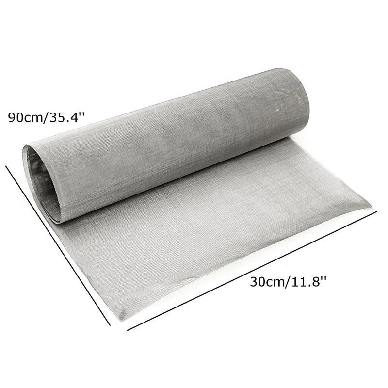 

Durable Stainless Steel 100 Mesh Woven Wire Cloth Screens Filter Shees Supplies
