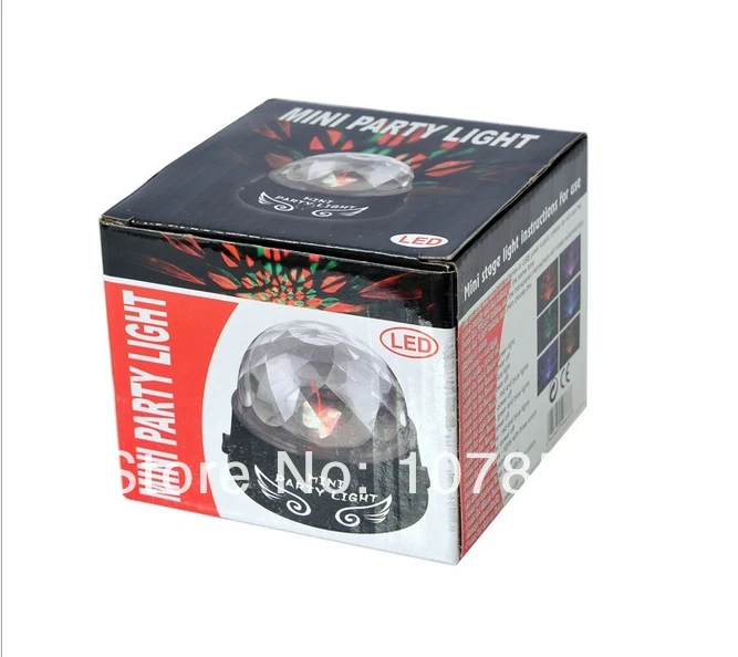 Led star night light projector with USB cable Mini RGB LED Stage Lighting colorful Auto Rotating Party DJ Disco Crystal Ball |