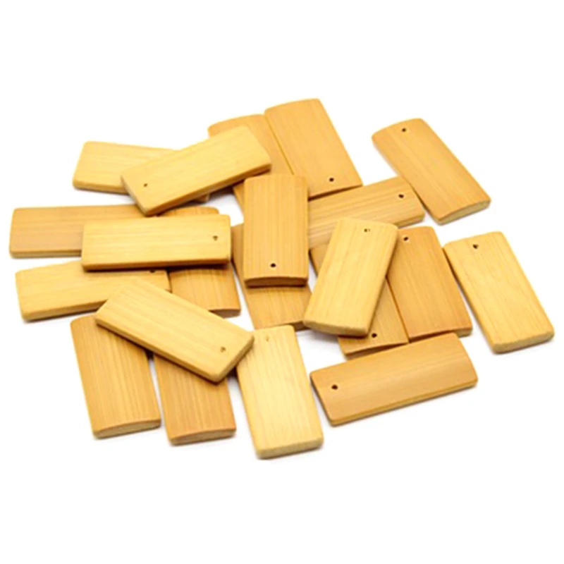 

Blank Bamboo Gift Tag Pack Of 50 4.5 x 2 cm Bamboo Name Tag Hanging Labels Craft Wine Red Home Decor Wedding Birthday Party