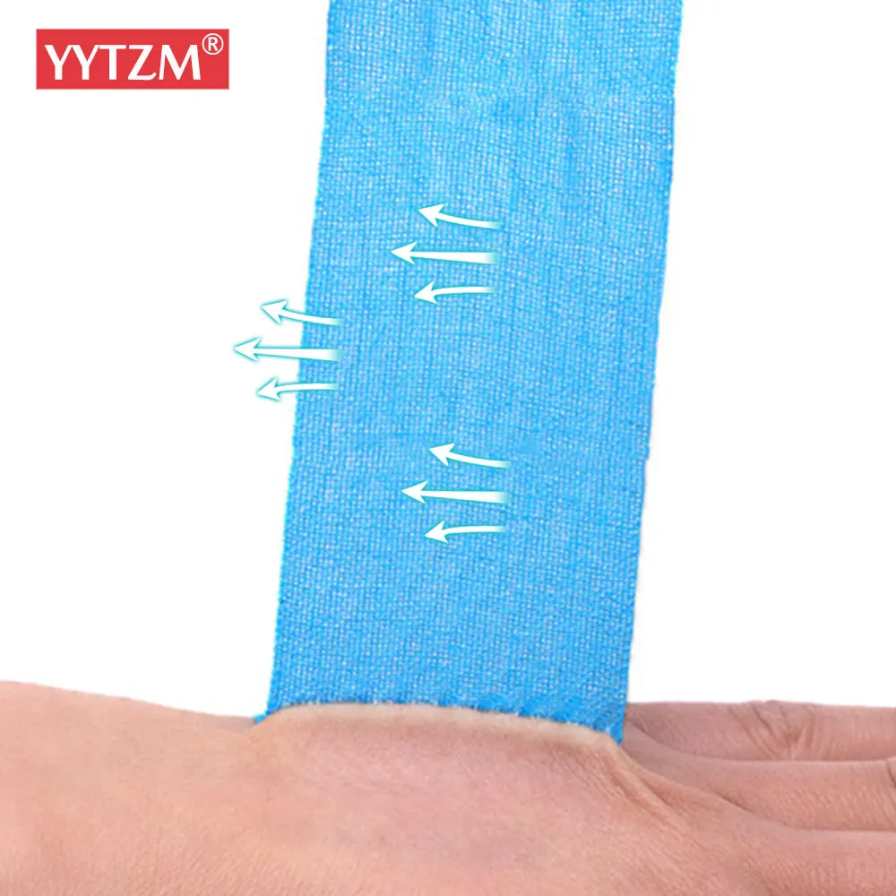 

YYTZM 12 Rolls 5cmX5m Elastic Muscle Stickers Physical Therapy Tape Waterproof Patch Internal Effect Custom Sports Bandage Sales