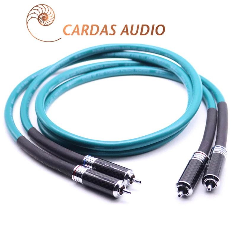 Hi Fi RCA разъем из углеродного волокна крестообразный Интерконнектор аудио кабель