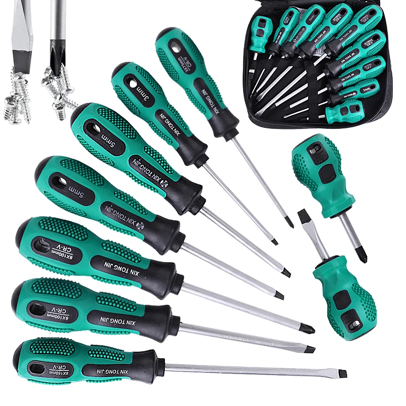 

JUNEFOR Screwdriver Set Magnetic Multi Function Screw driver Repair Tools for Home edc Insulated Screwdriver Set Hand Tool Set