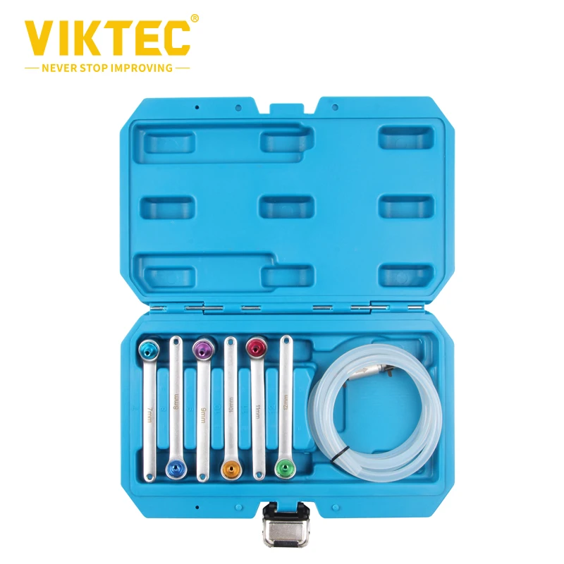 VT13737B 7PC Brake Bleeder Wrench Set 12 Point 7-11mm