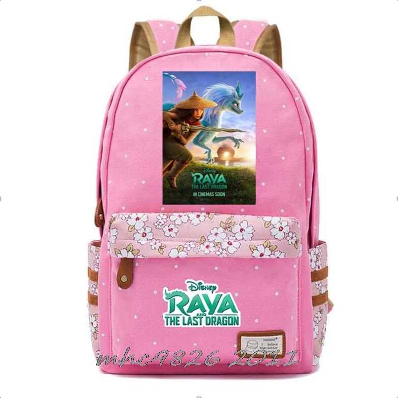 Холщовый Рюкзак Raya and The Last Dragon для мужчин и женщин школьный ранец унисекс