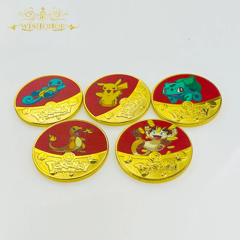 

Multiple Styles High Quality Japan Anime Cards And Coins Anime Banknote Sets in 24k Plated Gold For Gifts