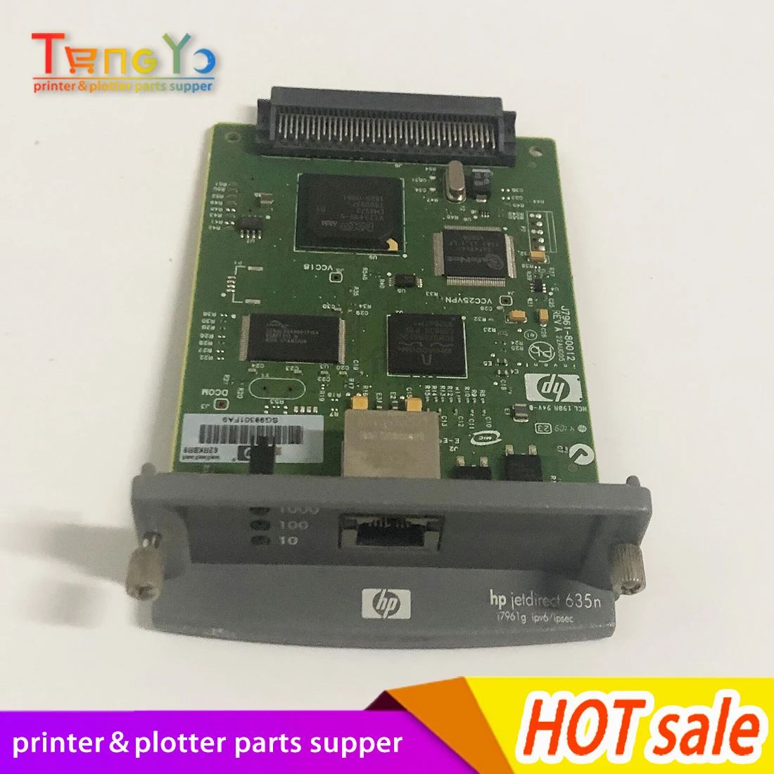 JetDirect 635N J7961G Бесплатная доставка 90% новая Оригинальная сетевая карта для сервера