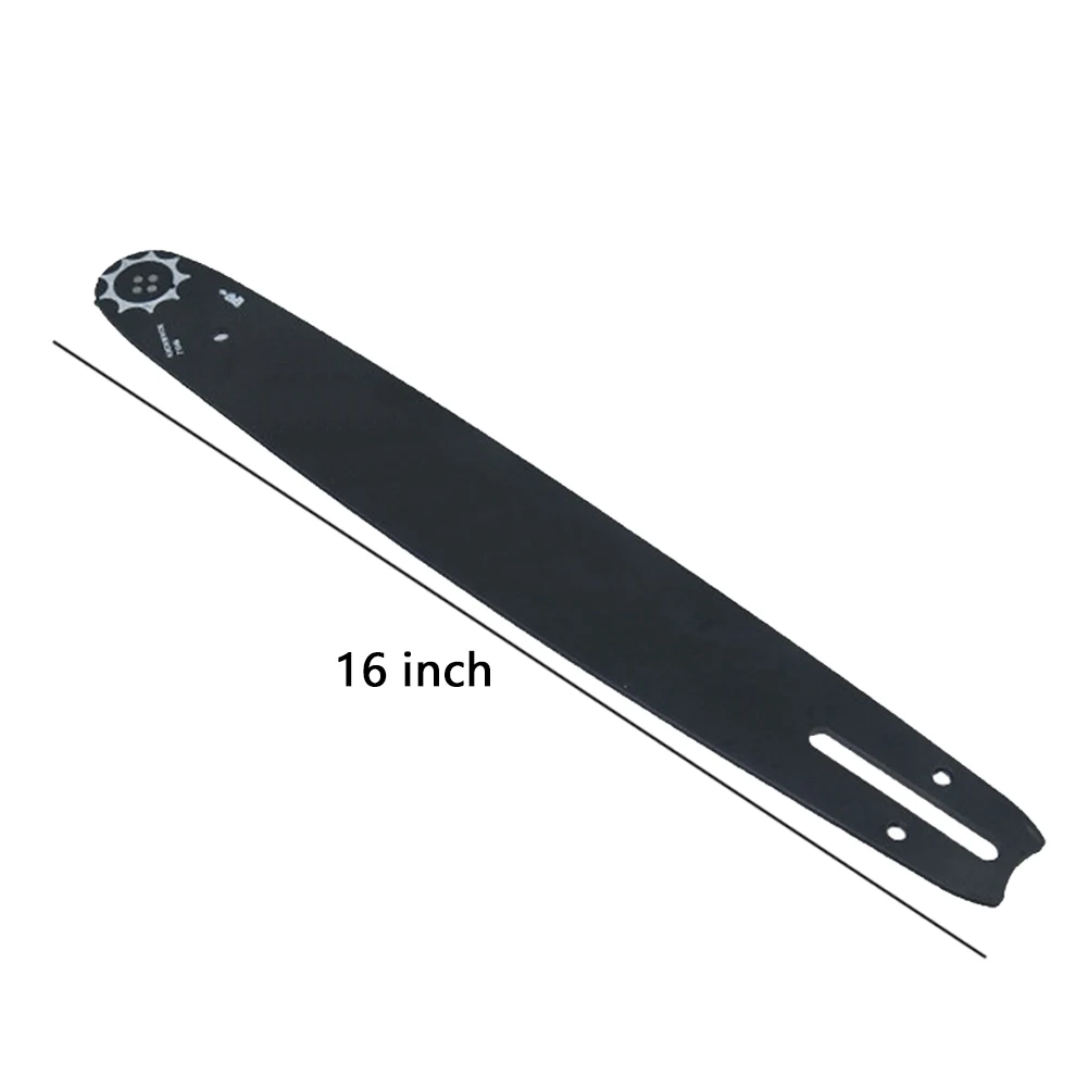 

16 Inch Tool Removable Spare Modify Chainsaw Replacement Part Home Repair Durable Guide Bar Industrial Practical Metal