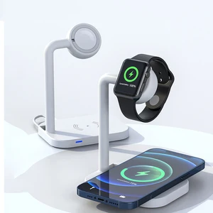 magnetic wireless charger induction fast charging station for iphone 12 11 mini pro max 8plus apple watch for samsung charger free global shipping